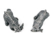 Vagabond House Pewter Fishing Bear Salt & Pepper Set
