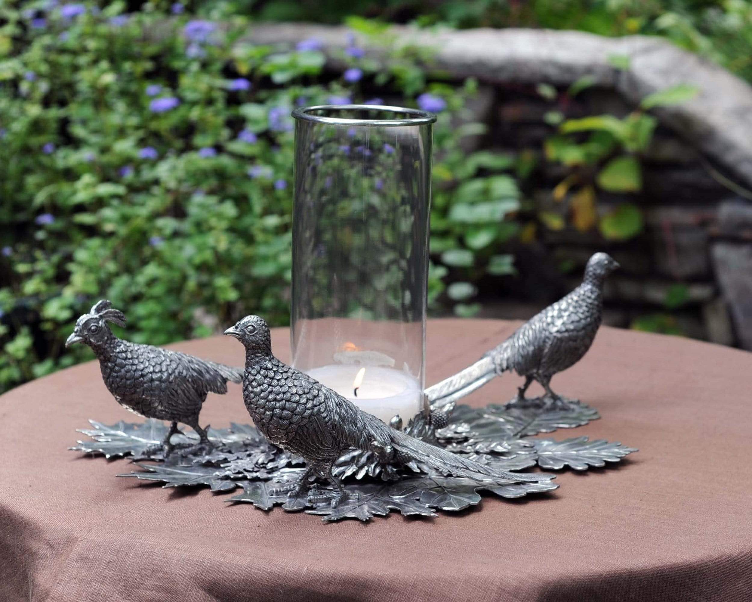 Vagabond House Serveware Vagabond House Pheasant Candle Centerpiece