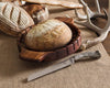 Vagabond House Serveware Vagabond House Round Bread Board with Pewter Antler Knife