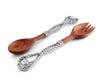 Vagabond House Serveware Vagabond House Salad Serving Set - Crab Rope