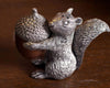 Vagabond House Squirrel With Wood Acorn Salt & Pepper Set