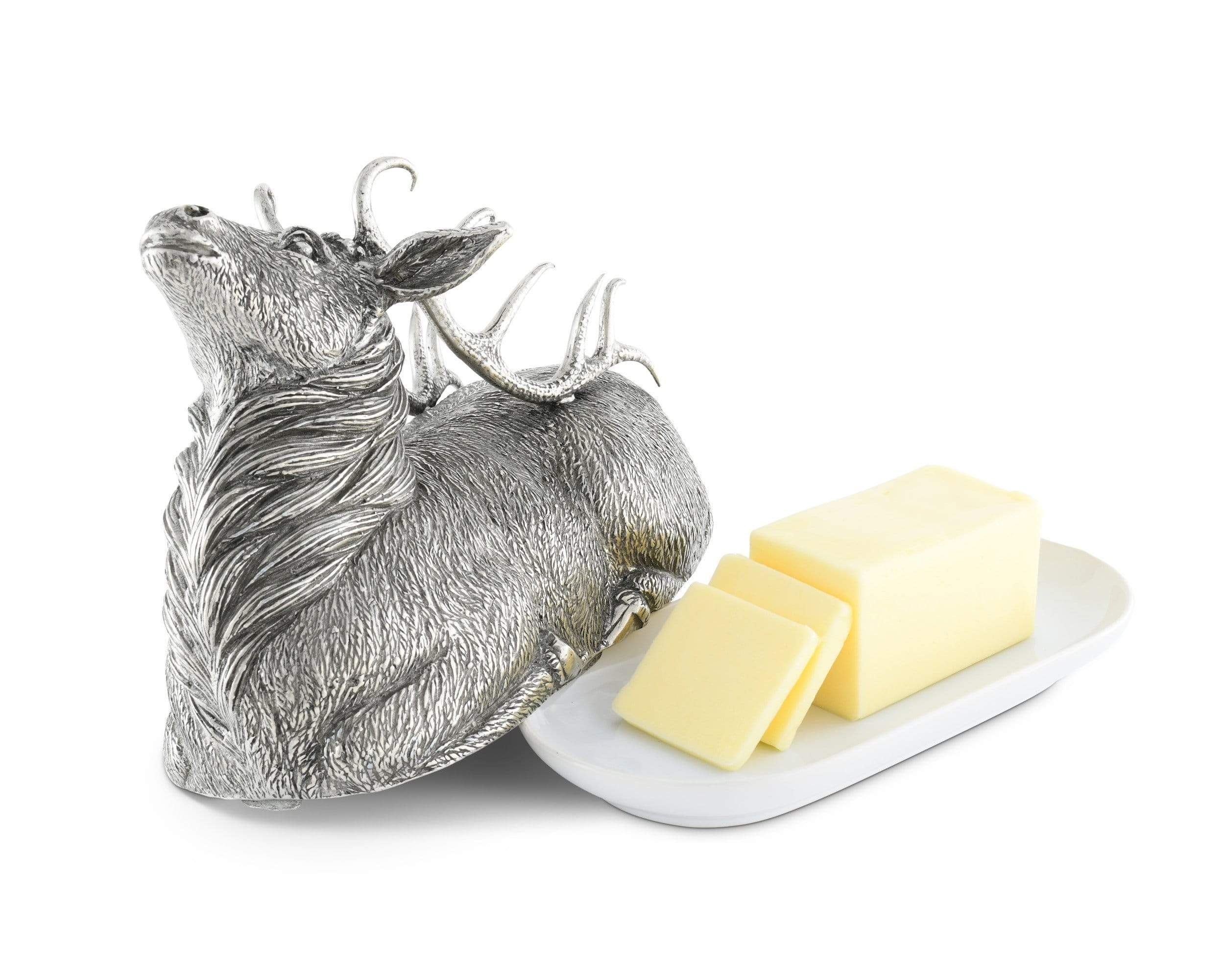 Vagabond House Serveware Vagabond House Stag Butter Dish