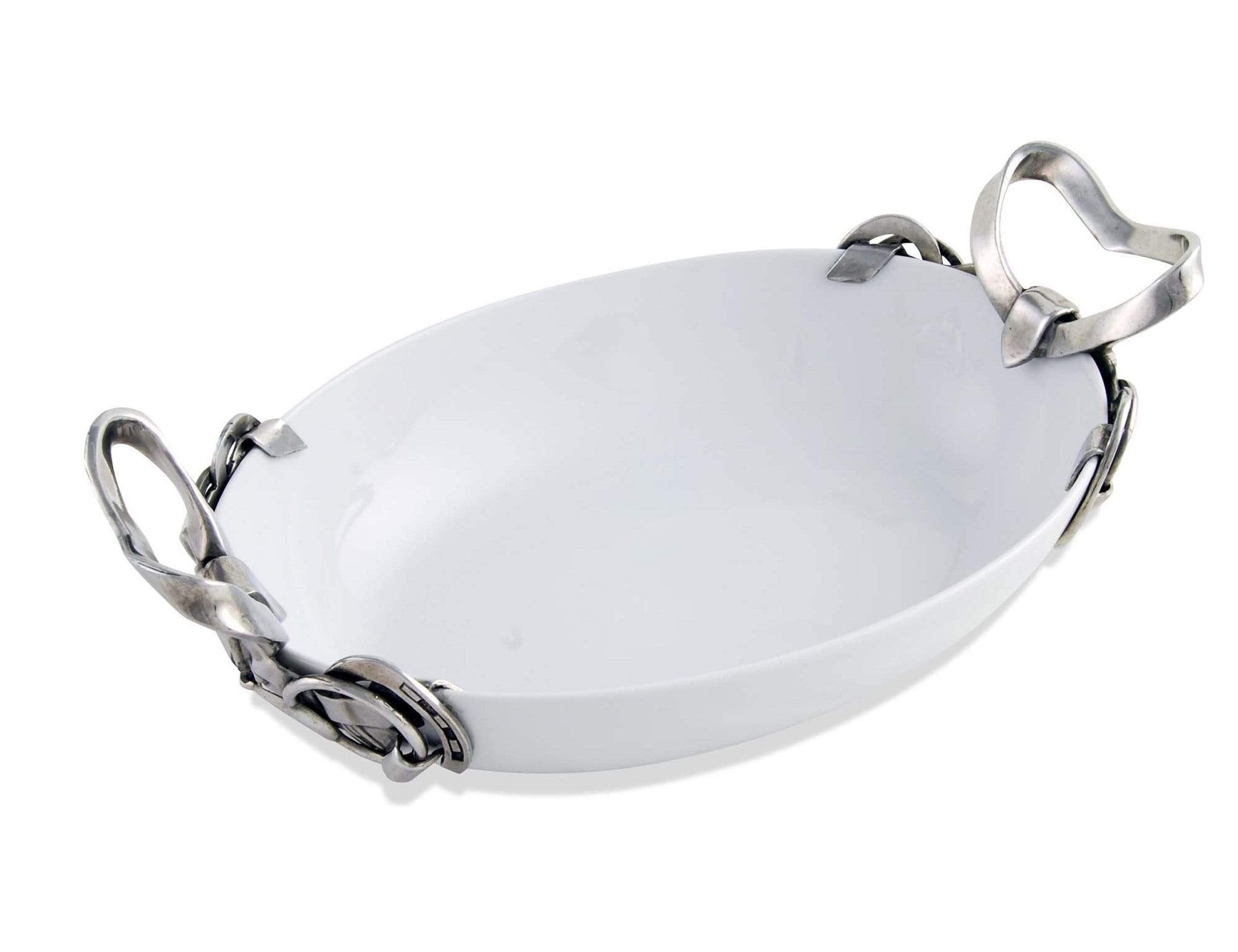 Vagabond House Serveware Vagabond House Stoneware Dish - Equestrian