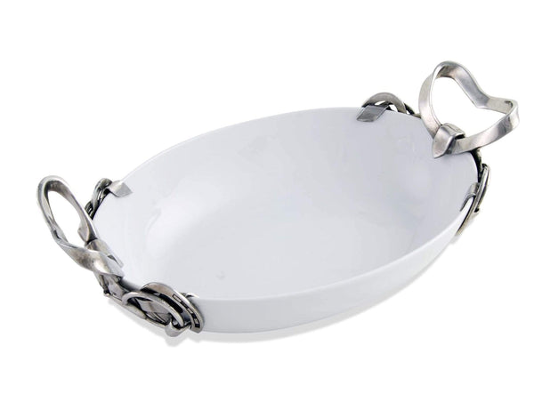 Vagabond House Serveware Vagabond House Stoneware Dish - Equestrian