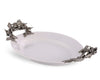 Vagabond House Serveware Vagabond House Stoneware Tray Large - Butterfly