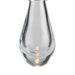 Viz Art Glass Lighting Chrome Cosmopolitan Chandelier - Clear Drop Glass 7 Pendant
