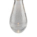 Viz Art Glass Lighting Chrome Cosmopolitan Chandelier - Crackled Drop Glass 5 Pendant