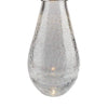 Viz Art Glass Lighting Chrome Cosmopolitan Chandelier - Crackled Drop Glass 5 Pendant