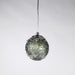 Viz Art Glass Lighting Chrome Cosmopolitan Chandelier - Smoke Grey Snowball Glass 5 Pendant