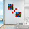 Viz Art Glass Home Color Cubes by Viz Glass Set of 4 7654SQ-4
