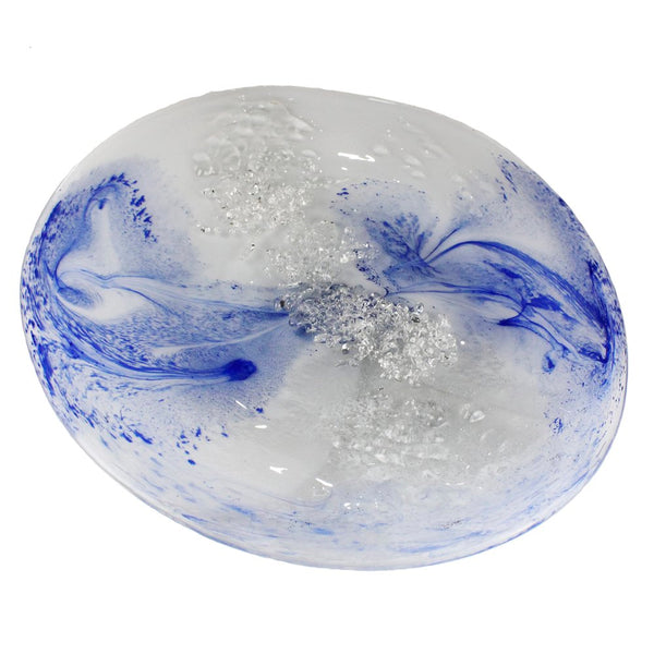 Viz Art Glass Art Glass Hard Candy Tabletop Platter by Viz Glass 7908