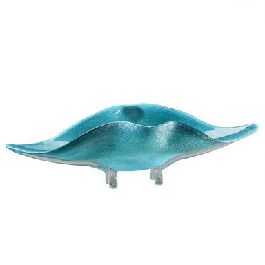 Viz Art Glass Art Glass Horizon Footed Bowl by Viz Glass 6755