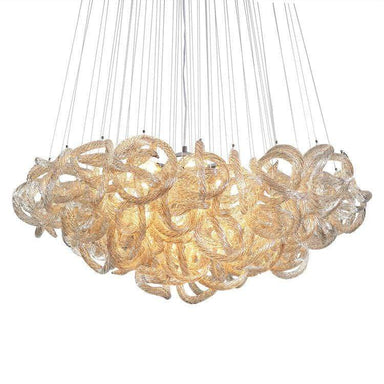 Viz Art Glass Lighting Infinity Chandelier - Champagne 36"