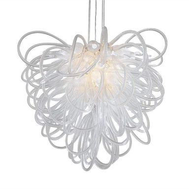 Viz Art Glass Lighting Orion Chandelier Clear Large by Viz Glass
