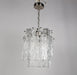 Viz Art Glass Lighting Synfonia Chandelier - Clear Glass 8 Lamp