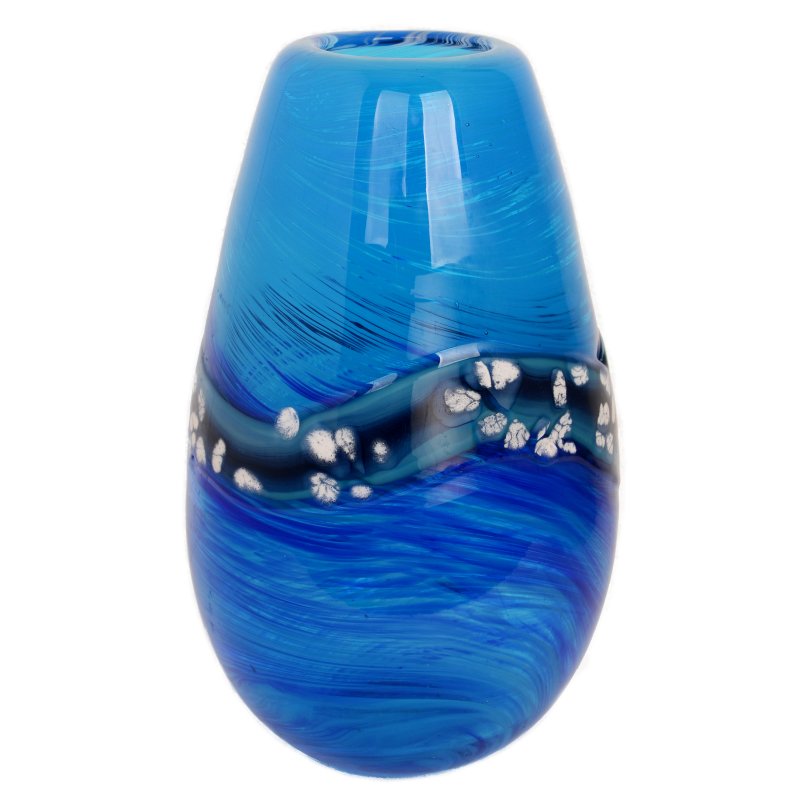 Viz Art Glass Art Glass Teardrop Vase by Viz Glass 8001