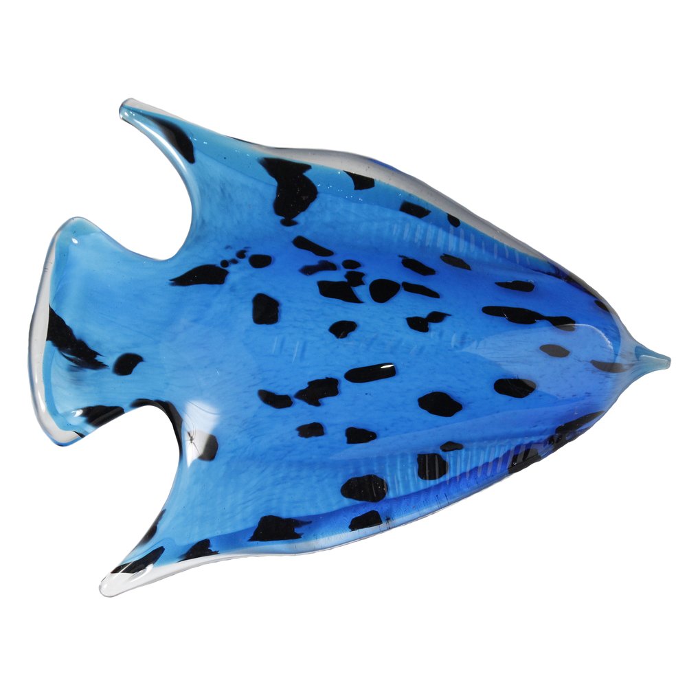Viz Art Glass Art Glass Tropical Fish Wall Art by Viz Glass 7802BIR