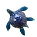 Viz Art Glass Art Glass Tropical Sea Turtle Wall Art Large by Viz Glass 7820BIR