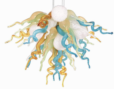 Viz Art Glass Lighting Viz Art Glass Cali Small Chandelier