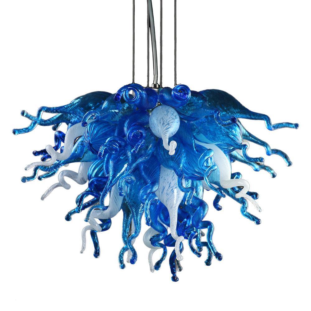 Viz Art Glass ColorSelect Blue Love Mini Chandelier