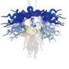 Viz Art Glass ColorSelect Blue Ombre Large Chandelier