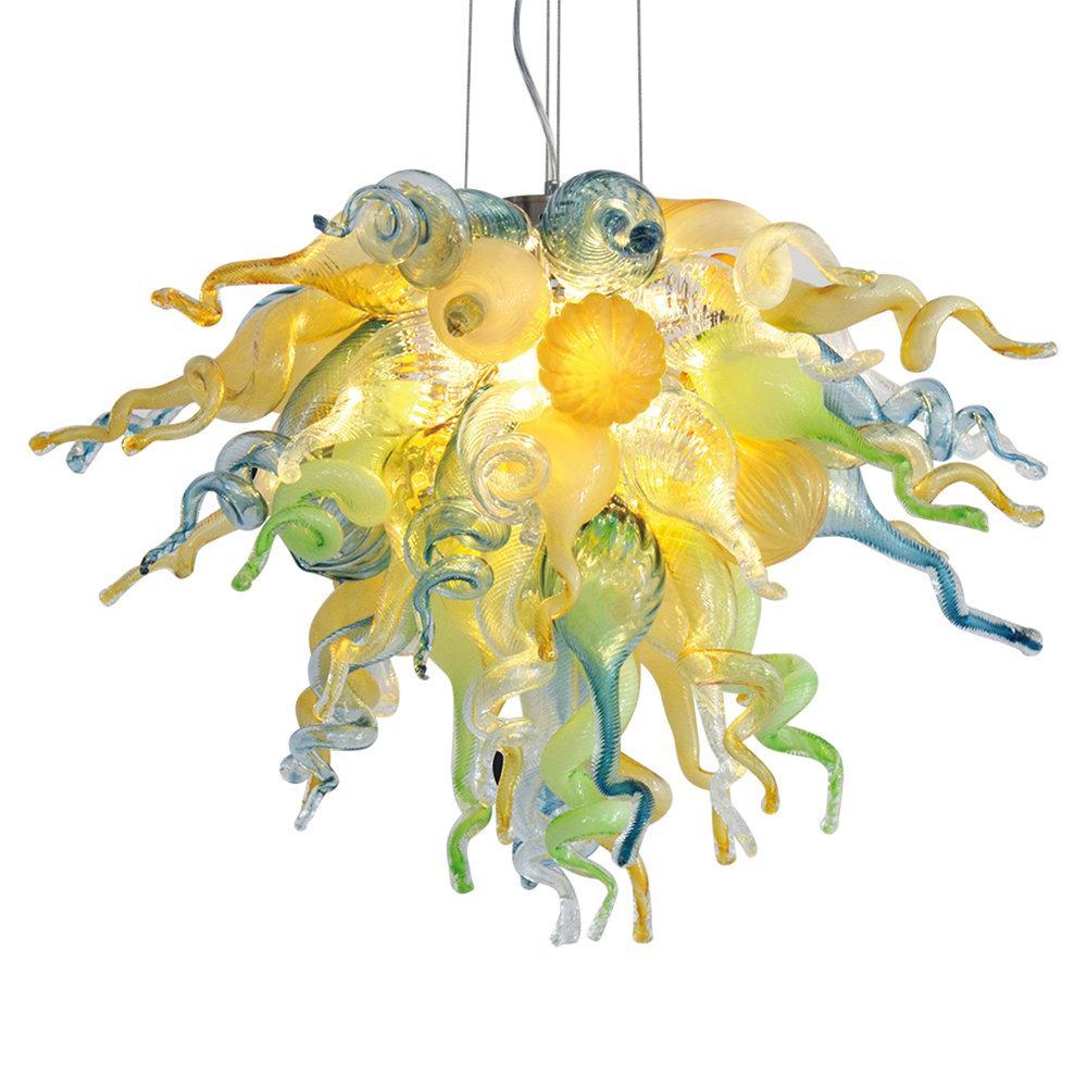 Viz Art Glass ColorSelect California Sunshine Large Chandelier