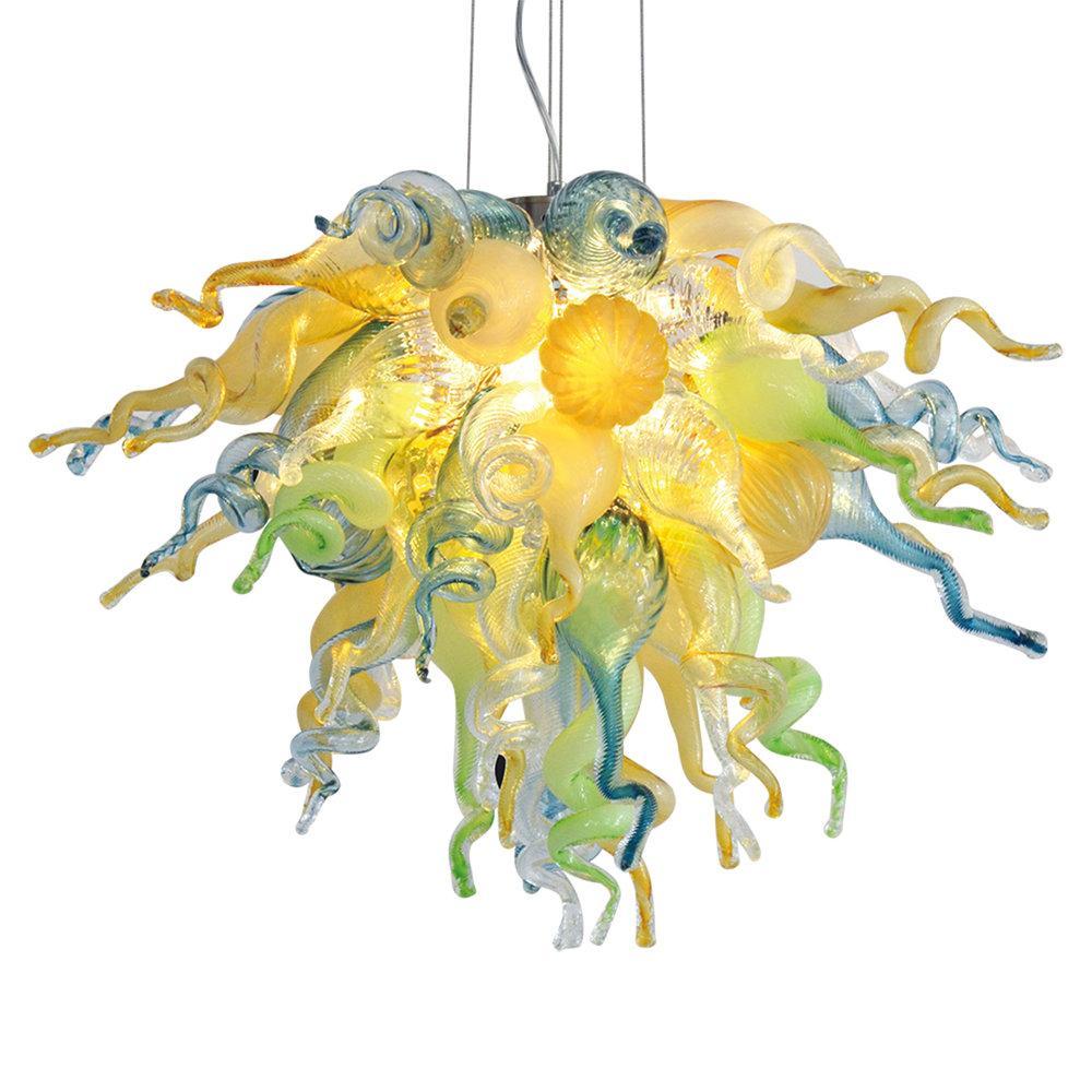 Viz Art Glass ColorSelect California Sunshine Small Chandelier
