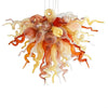 Viz Art Glass ColorSelect Desert Rose Large Chandelier