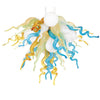 Viz Art Glass ColorSelect Glacier Bay Large Chandelier