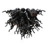 Viz Art Glass ColorSelect Large Obsidian Chandelier