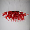 Viz Art Glass ColorSelect Linear Chandelier Mini Red Love