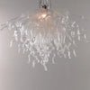Viz Art Glass ColorSelect Seeded Clear Large Chandelier