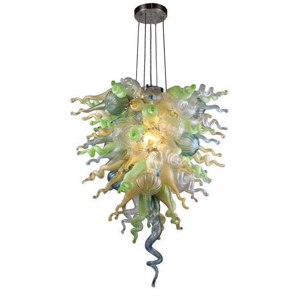 Viz Art Glass Lighting Viz Art Glass ColorSelect Tall California Sunshine Chandelier