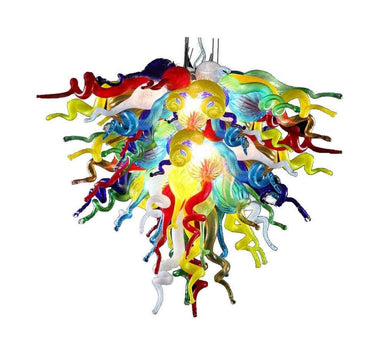 Viz Art Glass Lighting Viz Art Glass Large Multi-Color Chandelier