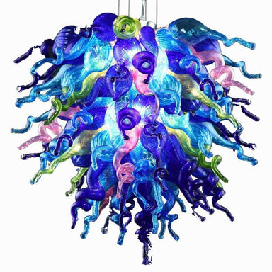 Viz Art Glass Lighting Viz Art Glass Large Wonders of the Sea Chandelier