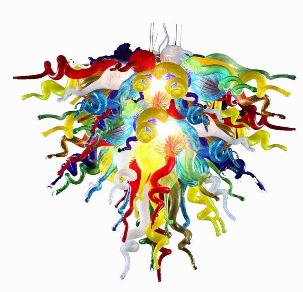 Viz Art Glass Lighting Viz Art Glass Small Multi-Color Chandelier