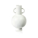 Zodax Home Decor Aarhus White Stoneware Vase