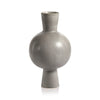 Zodax Home Decor Oslo Grey Stoneware Vase