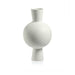 Zodax Home Decor Oslo White Stoneware Vase
