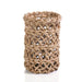 Zodax Home Decor Seagrass Open Weave Hurricane with Glass Insert- Large